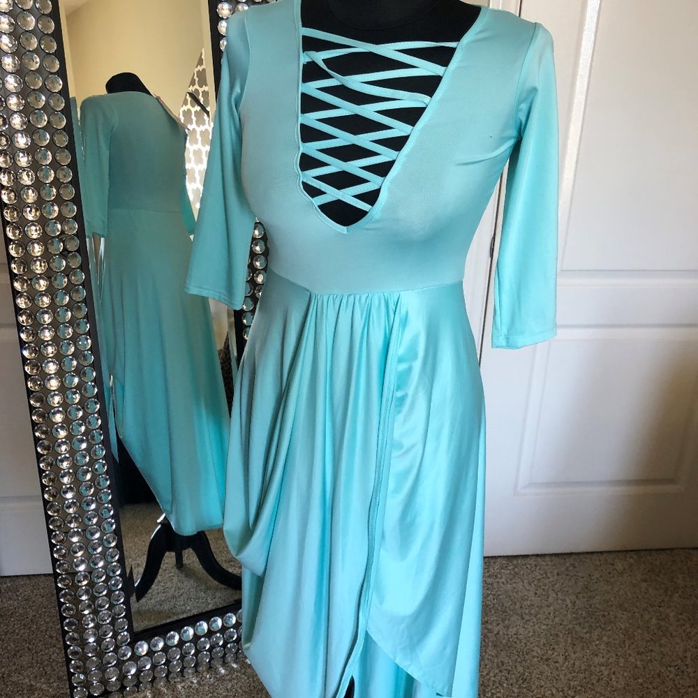 Blue dress